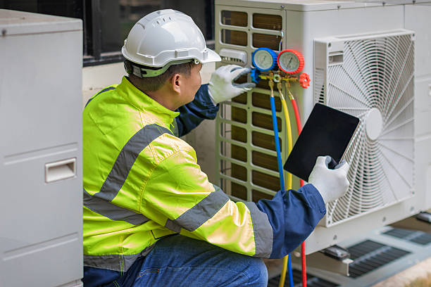 Professional Hvac Maintenance technician working in Montreat, NC